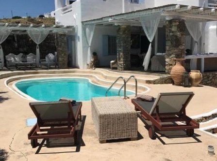 Private Pool & Villa at Kalafati Mykonos